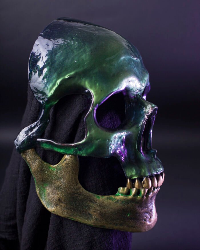 Human Skull "Toxic" - Image 3