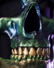Human Skull "Toxic" - Image 6