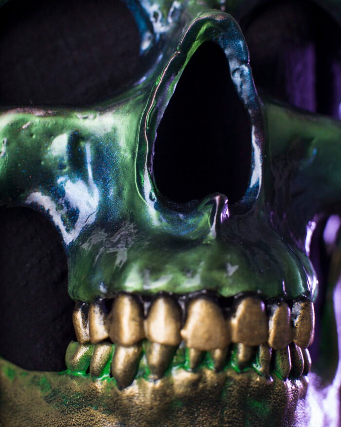 Human Skull "Toxic" - Image 6