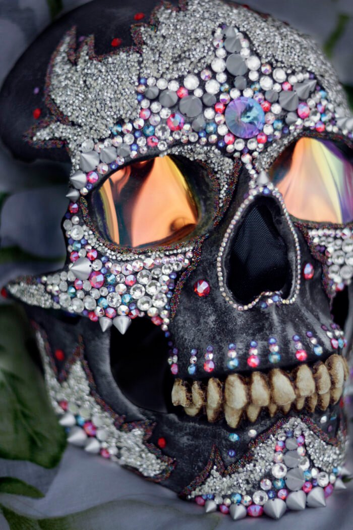 Human Skull "Rhinestones" - Image 4