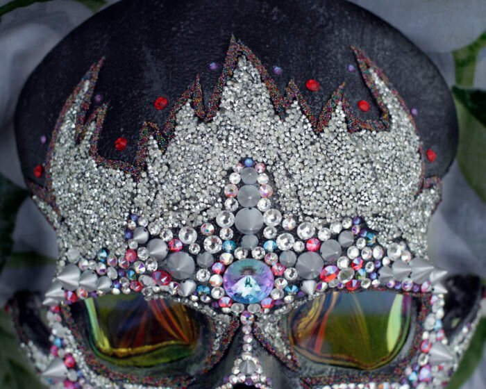 Human Skull "Rhinestones" - Image 7