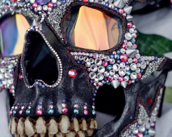 Human Skull "Rhinestones" - Image 3
